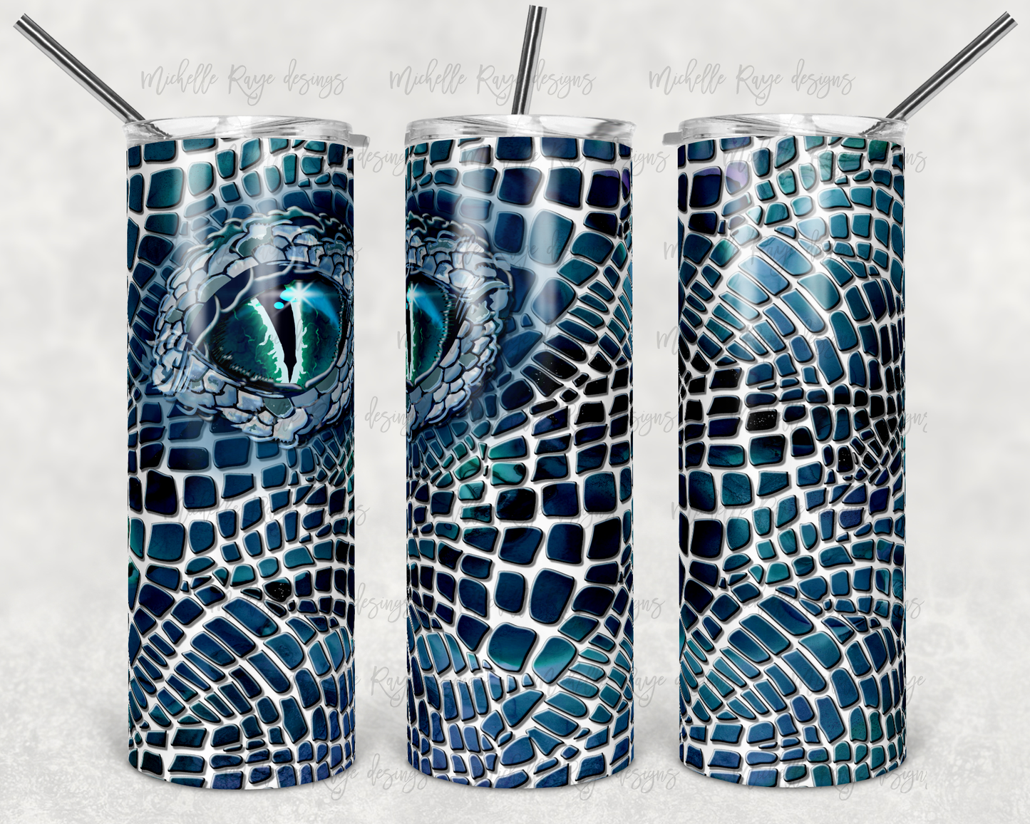 Blue and white Dragon