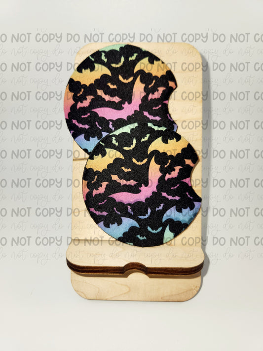 Pastel Bats Car Coaster