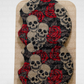Skull Rose Car Coaster