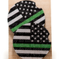 Thin Green Line Car Coaster
